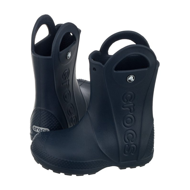 Crocs Handle Rain Boot Kids Navy 12803-410 (CR79-f) botai