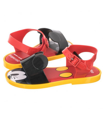 Melissa Mar Sandal + Mickey 33234/53218 Red/Black/Yellow (ML169-a) sandaalid