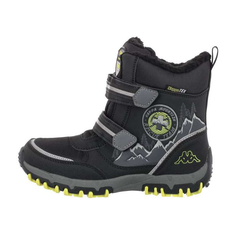 Kappa Rescue Tex K 260581K/1133 Black/Lime (KA165-b) ankle boots