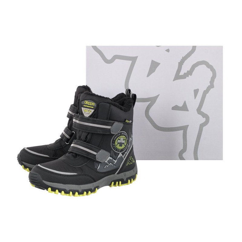 Kappa Rescue Tex K 260581K/1133 Black/Lime (KA165-b) ankle boots