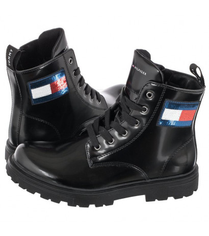 Tommy Hilfiger Lace-Up Bootie T1A5-31189-1225 999 Black (TH277-a) lastejalatsid 