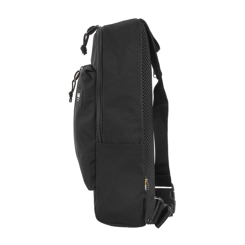 vans warp sling bag black