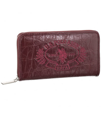 U.S. Polo Assn. New Hailey L Zip Ard Wall Croco Pu Bordeaux BEUHF5162WVR410 (US108-a) käekott