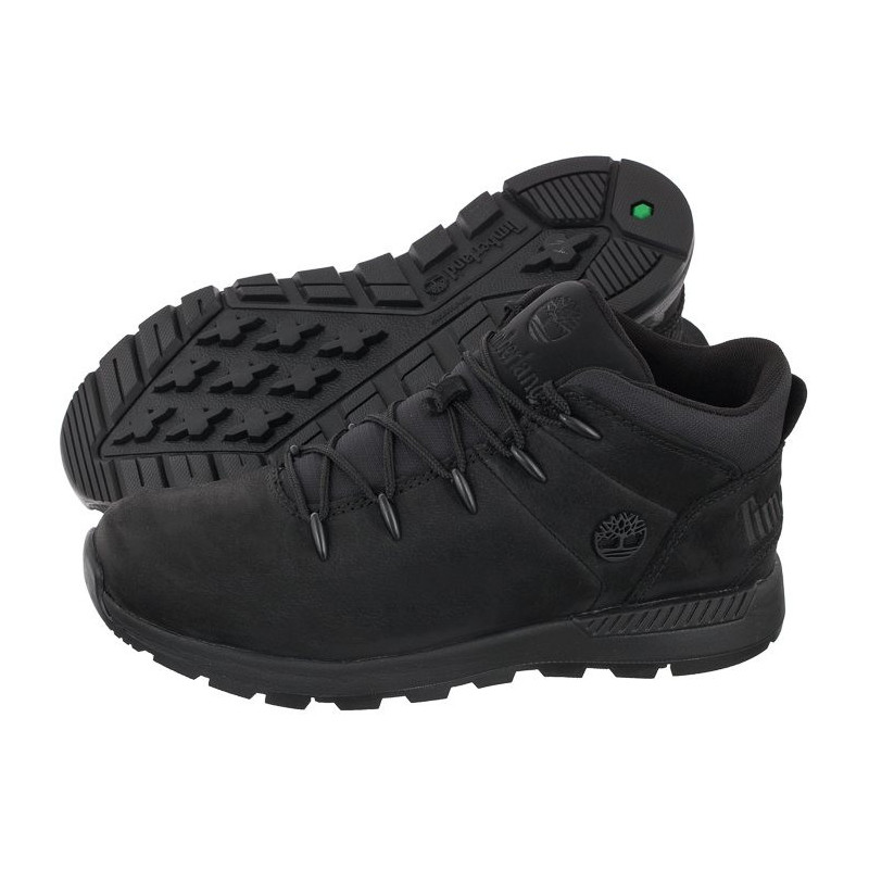 timberland sprint trekker mid black nubuck