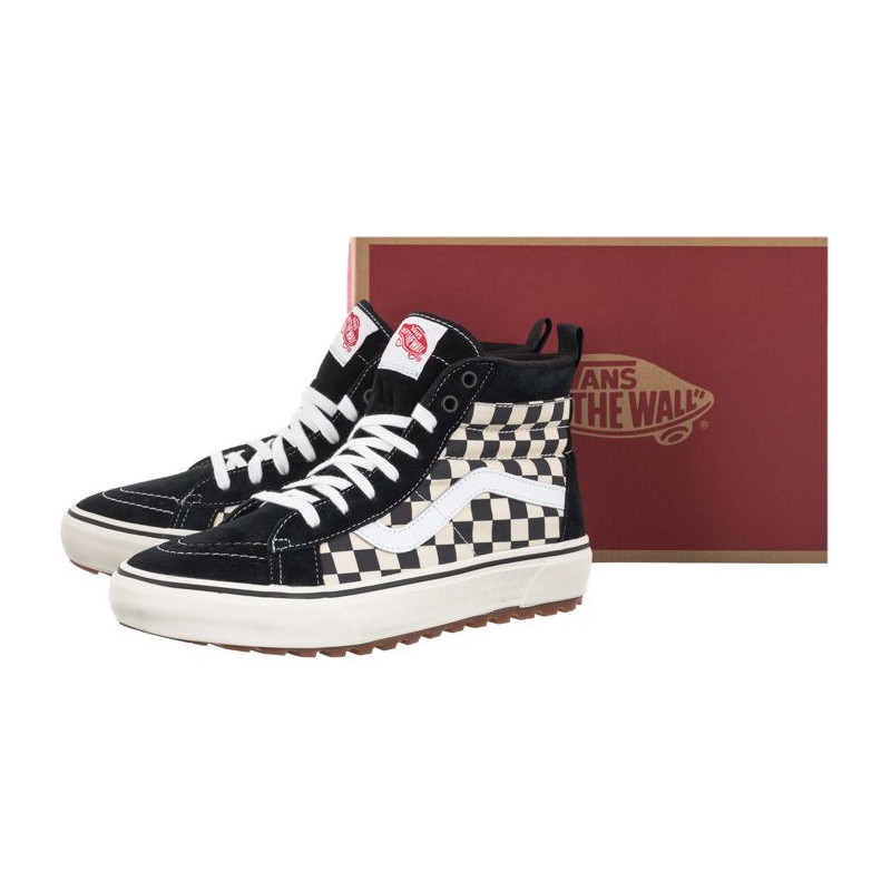 Vans Sk8-Hi Mte-1 Black/White/Checkerboard VN0A5HZYA041 (VA358-a) sporta apavi