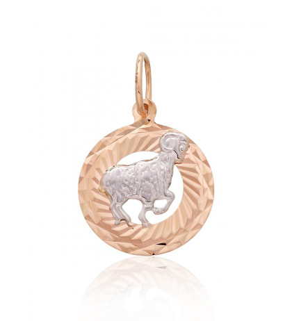 Gold pendant 1300823(Au-R+Au-W), White/Red Gold 585°