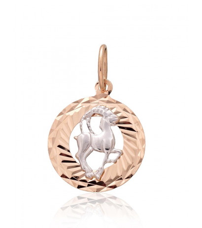 Gold pendant 1300832(Au-R+Au-W), White/Red Gold 585°