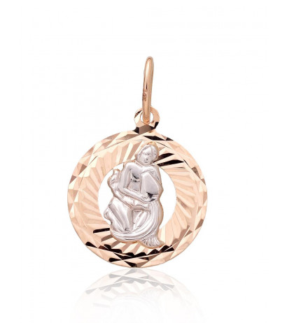 Gold pendant 1300833(Au-R+Au-W), White/Red Gold 585°