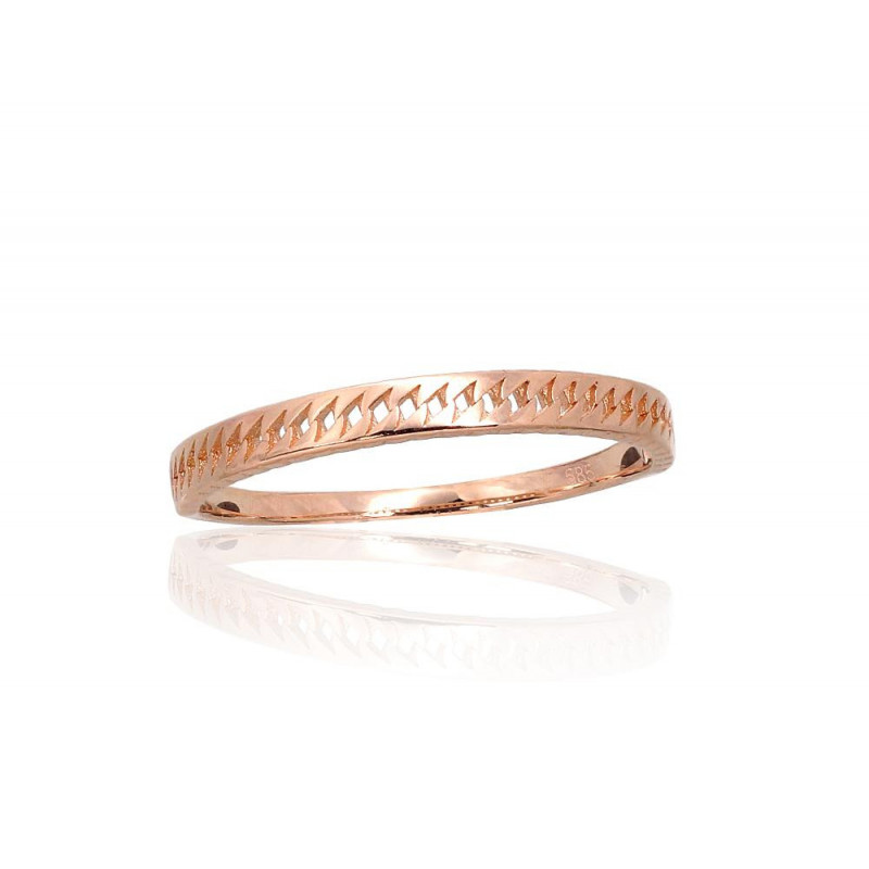 Gold ring 1100975(Au-R), Red Gold 585°