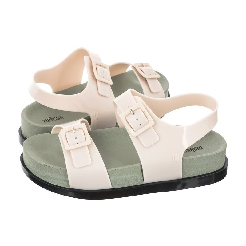 Melissa Wide Platform AD 33251/53929 Black/Green/Beige (ML226-b) sandals