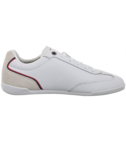 Tommy Hilfiger Modern Lo Pro Leather Cupsole White FM0MF04014 YBR (TH407-a) sportiniai bateliai