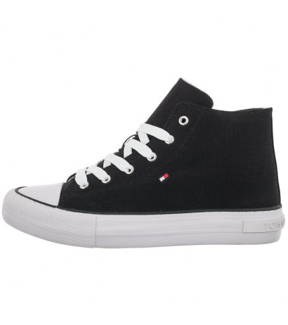 Tommy Hilfiger High Top Lace-Up Sneaker Black T3A4-32119-0890 999 (TH413-a) apavi