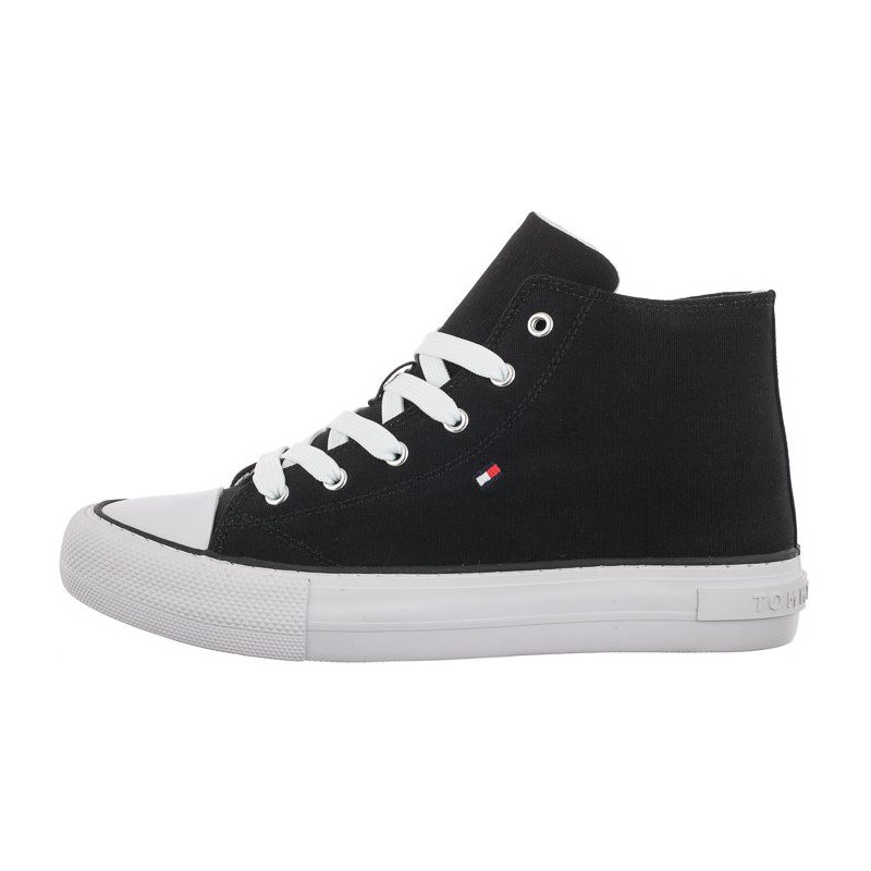 Tommy Hilfiger High Top Lace-Up Sneaker Black T3A4-32119-0890 999 (TH413-a) apavi