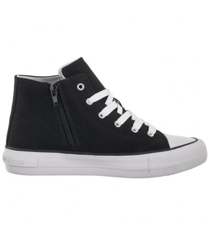 Tommy Hilfiger High Top Lace-Up Sneaker Black T3A4-32119-0890 999 (TH413-a) apavi