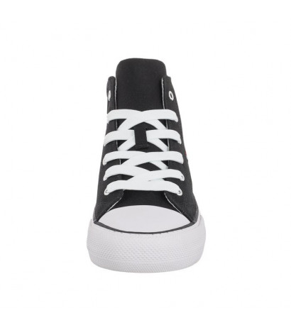 Tommy Hilfiger High Top Lace-Up Sneaker Black T3A4-32119-0890 999 (TH413-a) bateliai