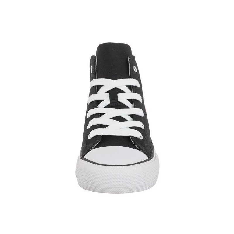 Tommy Hilfiger High Top Lace-Up Sneaker Black T3A4-32119-0890 999 (TH413-a) apavi