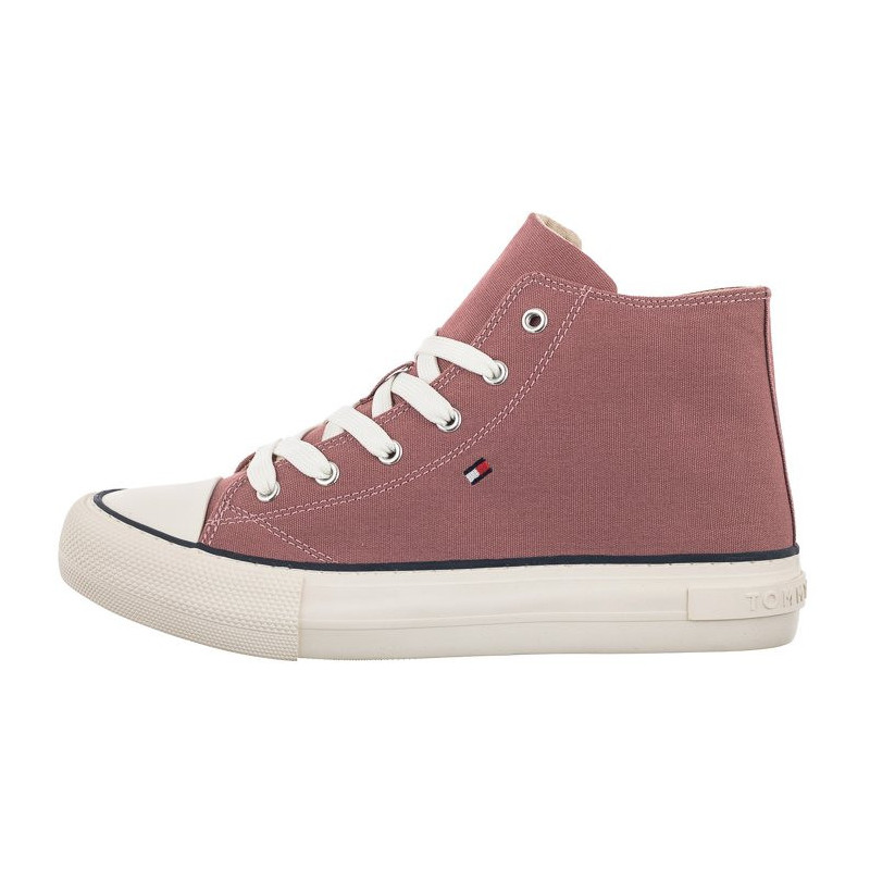 Tommy Hilfiger High Top Lace-Up Sneaker Antique Rose T3A4-32119-0890 303 (TH413-b) apavi