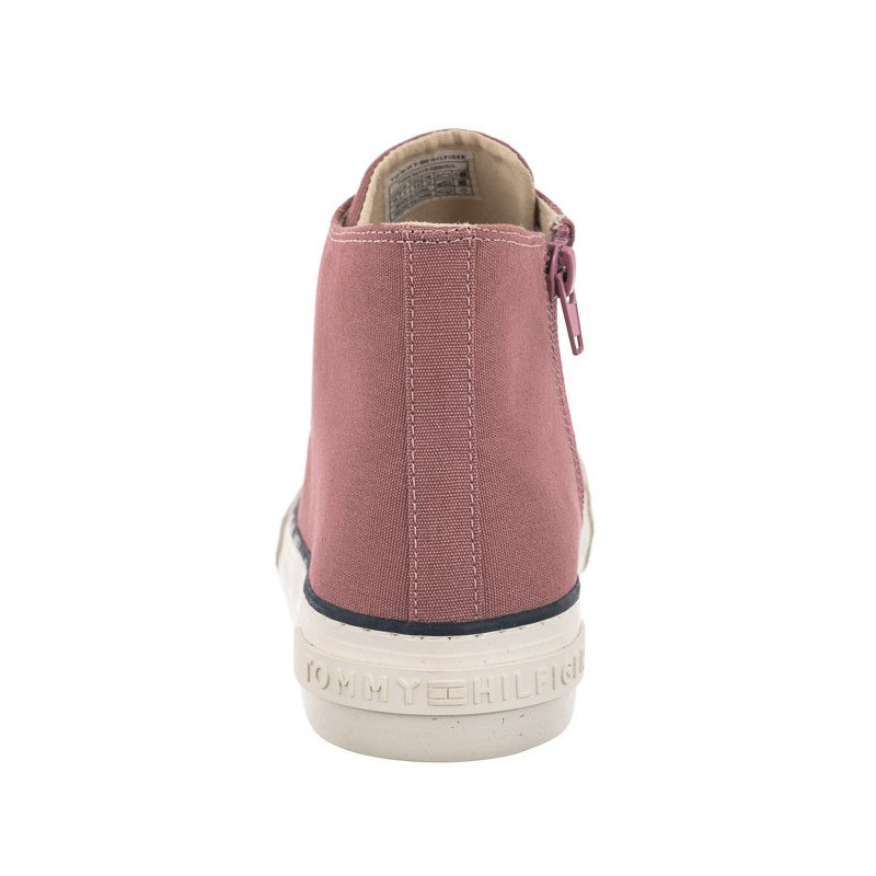 Tommy Hilfiger High Top Lace-Up Sneaker Antique Rose T3A4-32119-0890 303 (TH413-b) apavi