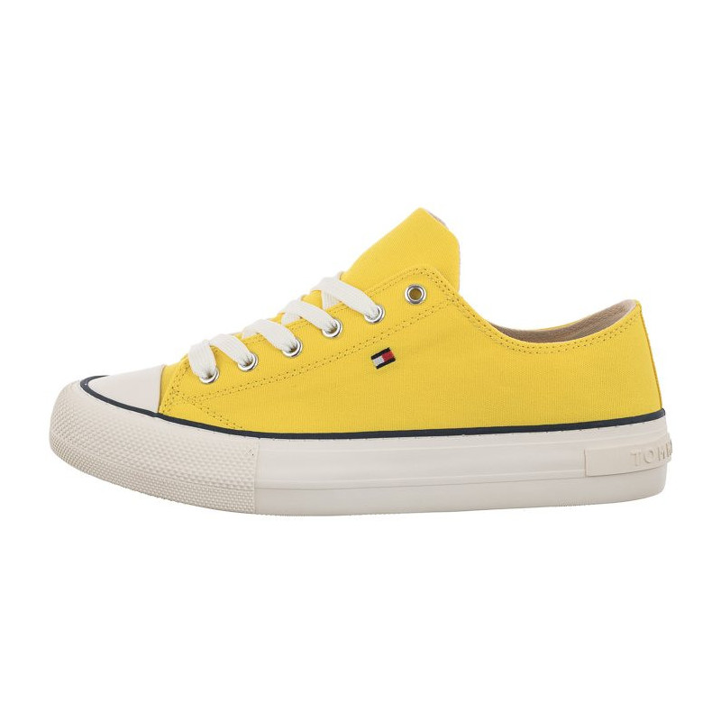 Tommy Hilfiger Low Cut Lace-Up Sneaker Yellow T3A4-32118-0890 200 (TH414-a) apavi