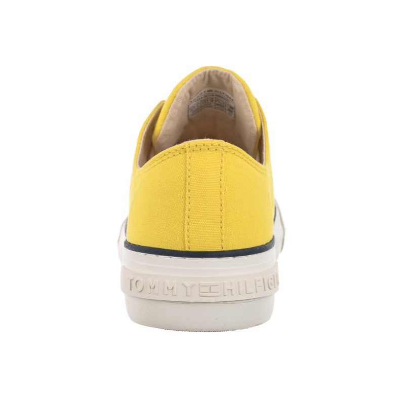 Tommy Hilfiger Low Cut Lace-Up Sneaker Yellow T3A4-32118-0890 200 (TH414-a) apavi