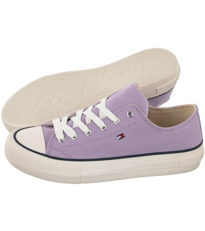 Tommy Hilfiger Low Cut Lace-Up Sneaker Lilac T3A4-32118-0890 348 (TH414-c) bateliai