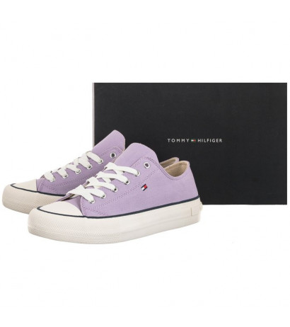 Tommy Hilfiger Low Cut Lace-Up Sneaker Lilac T3A4-32118-0890 348 (TH414-c) bateliai