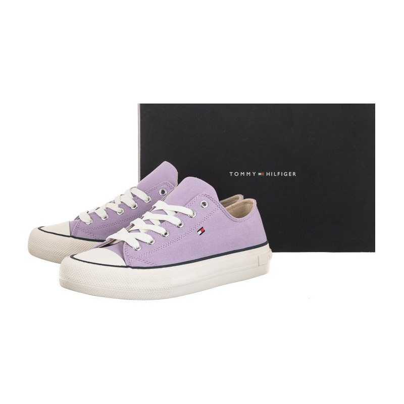 Tommy Hilfiger Low Cut Lace-Up Sneaker Lilac T3A4-32118-0890 348 (TH414-c) apavi