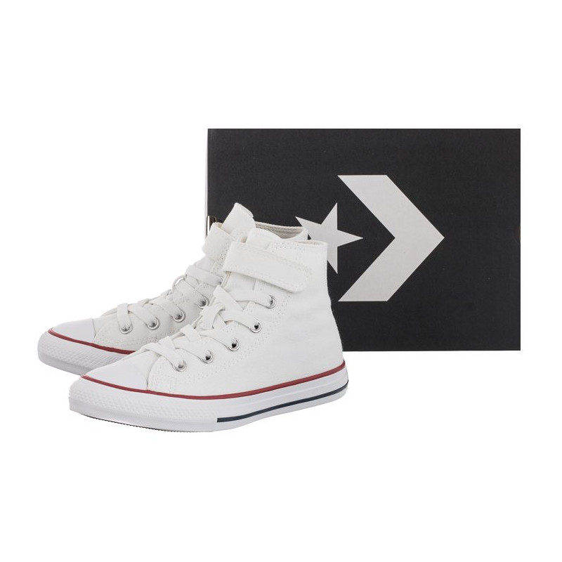 Converse CT All Star 1V Hi White/White/Natural 372884C (CO517-a) laisvalaikio bateliai