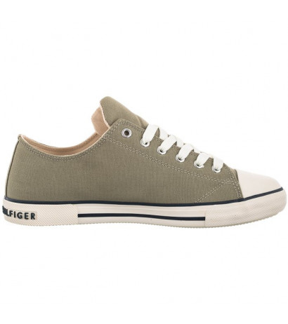 Tommy Hilfiger Low Cut Lace-Up Sneaker Military Green T3X4-32207-0890 414 (TH415-e) apavi