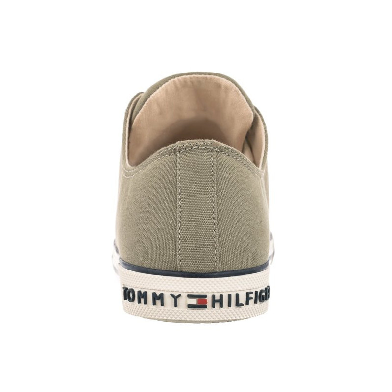 Tommy Hilfiger Low Cut Lace-Up Sneaker Military Green T3X4-32207-0890 414 (TH415-e) apavi