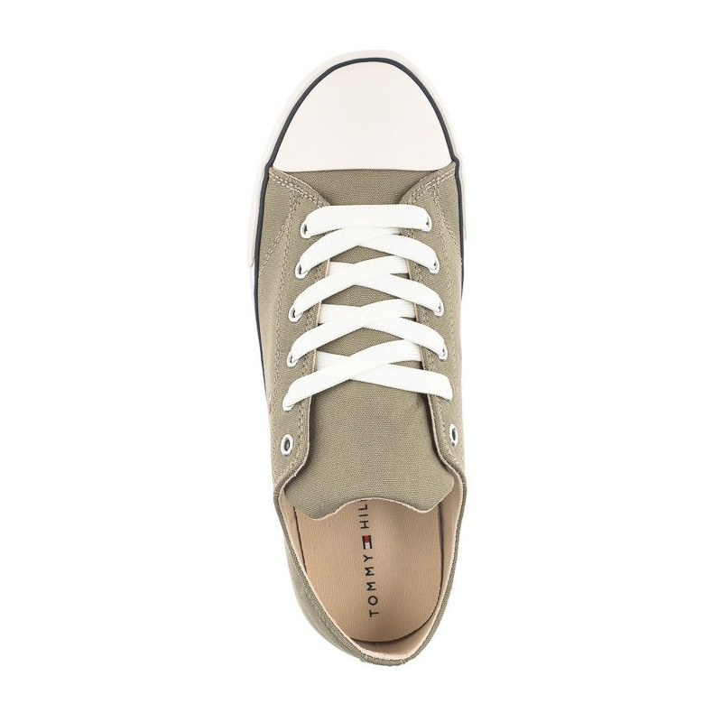 Tommy Hilfiger Low Cut Lace-Up Sneaker Military Green T3X4-32207-0890 414 (TH415-e) apavi