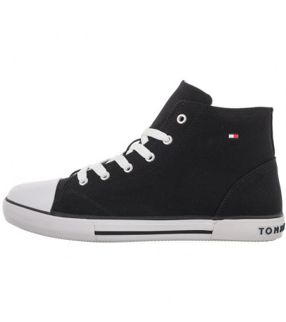 Tommy Hilfiger High Top Lace-Up Sneaker Black T3X4-32209-0890 999 (TH422-b) apavi