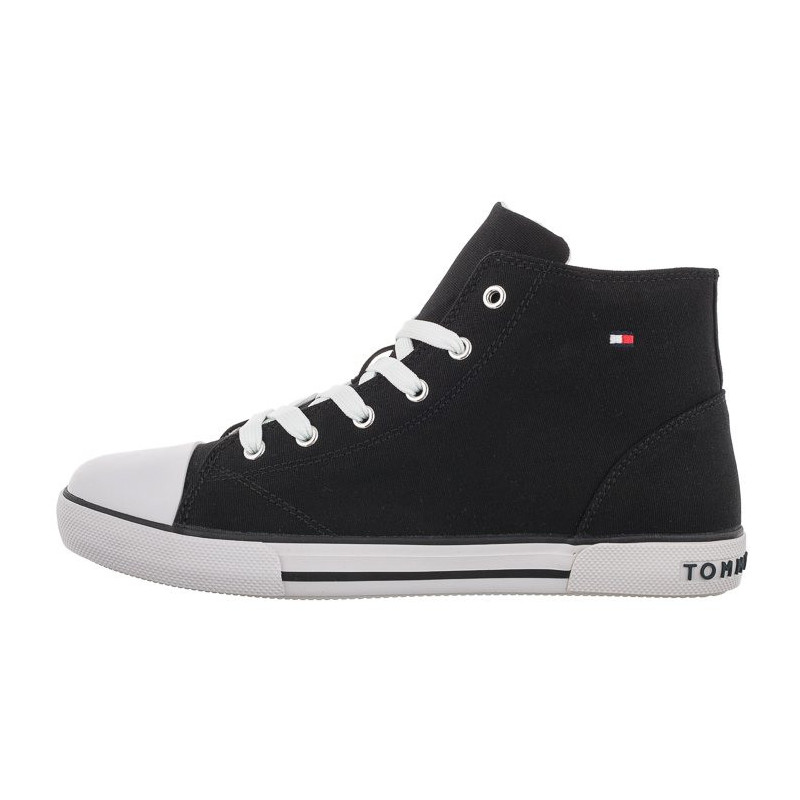 Tommy Hilfiger High Top Lace-Up Sneaker Black T3X4-32209-0890 999 (TH422-b) apavi