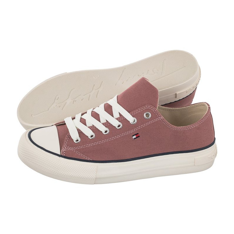 Tommy Hilfiger Low Cut Lace-Up Sneaker Antique Rose T3A4-32118-0890 303 (TH414-b) bateliai