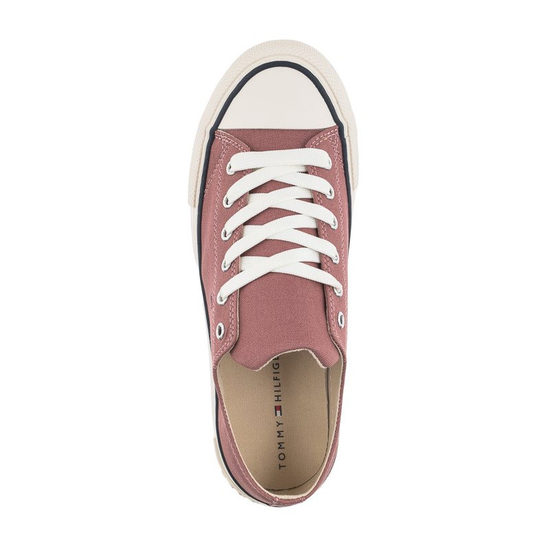 Tommy Hilfiger Low Cut Lace-Up Sneaker Antique Rose T3A4-32118-0890 303 (TH414-b) apavi