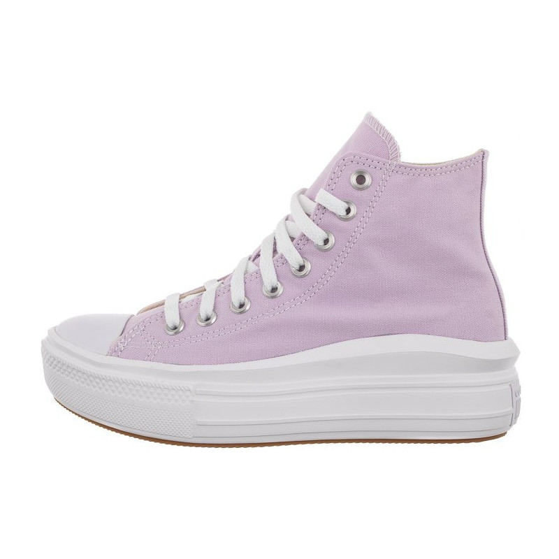 Converse CT All Star Move Hi Pale Amethyst/White/White 572722C (CO529-a) bateliai