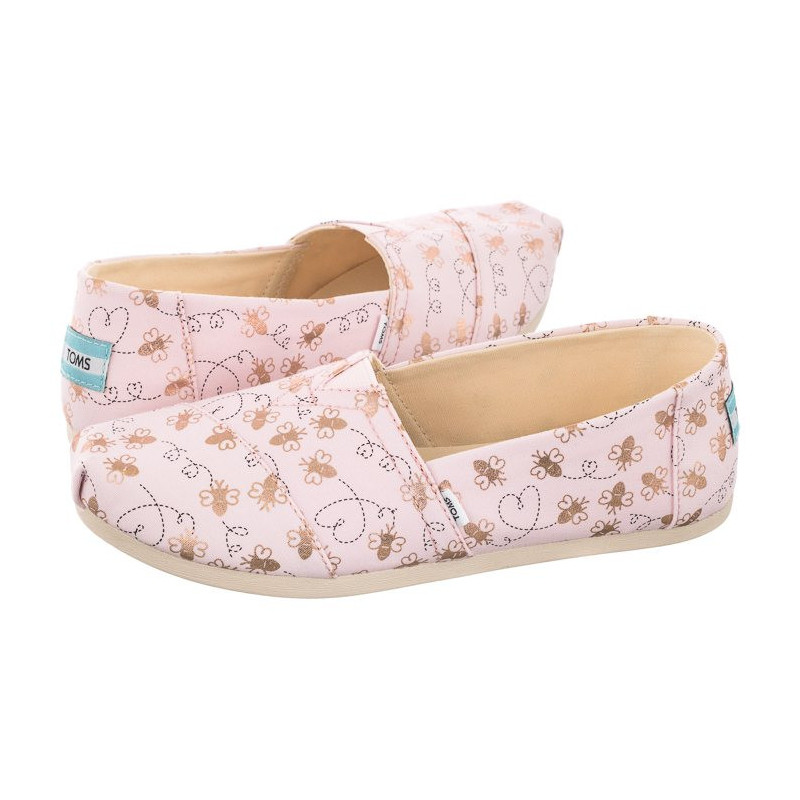 Toms Alpargata Barely Pink Foil Bee Mine Print 10017801 (TS20-a) kingad