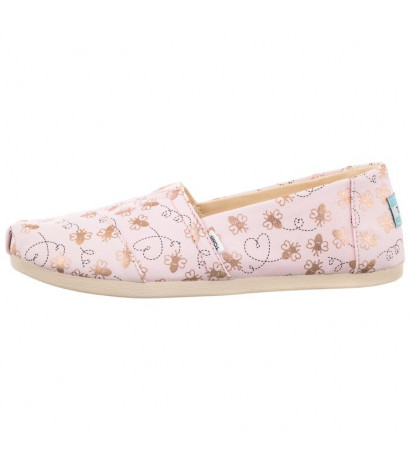 Toms Alpargata Barely Pink Foil Bee Mine Print 10017801 (TS20-a) kingad