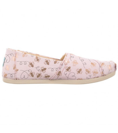 Toms Alpargata Barely Pink Foil Bee Mine Print 10017801 (TS20-a) kingad