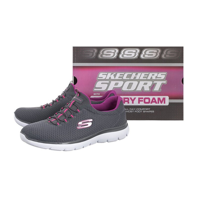 Skechers Summits Charcoal/Purple 12980/CCPR (SK87-e) sporta apavi