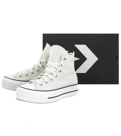 Converse CT All Star Lift Hi Light Silver/Black/White 572720C (CO468-c) apavi