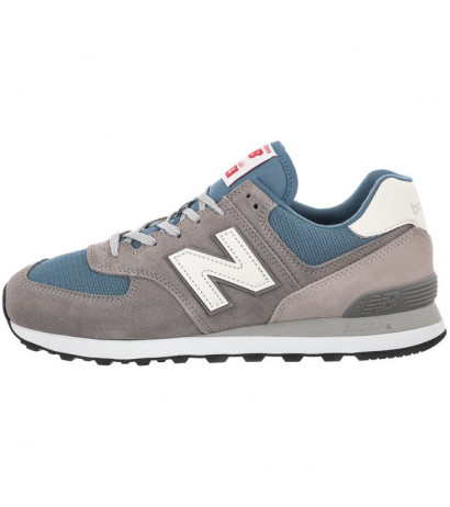 New Balance ML574OW2 Szare/Niebieskie (NB489-c) sporta apavi