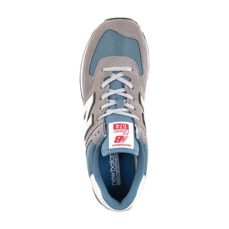 New Balance ML574OW2 Szare/Niebieskie (NB489-c) sporta apavi