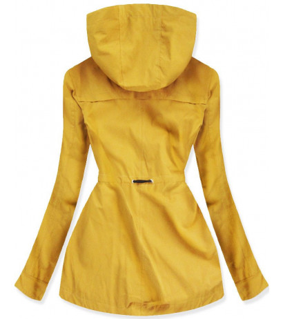 YELLOW SHORT PARKA WITH HOOD (TLR336) striukė