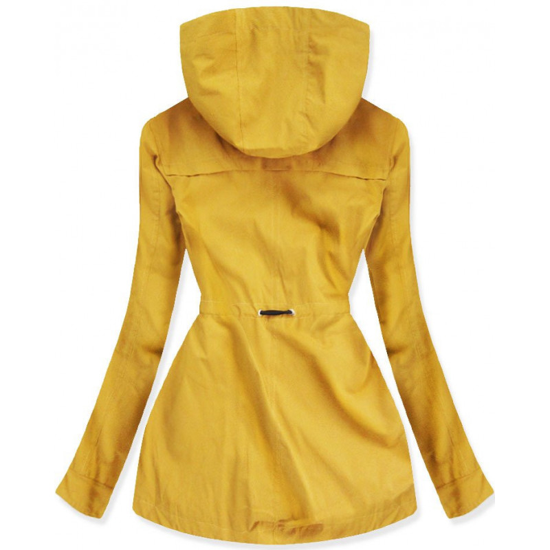 YELLOW SHORT PARKA WITH HOOD (TLR336) jacket