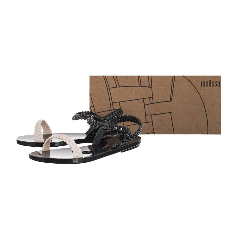 Melissa Wrap Sandal AD 33665/AB430 Black/Beige (ML233-b) sandales