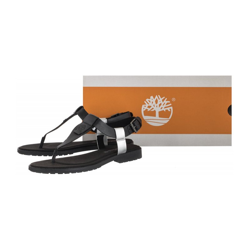 Timberland Chicago Riverside Thong Black Full Grain 0A23U4 015 (TI94-a) sandals