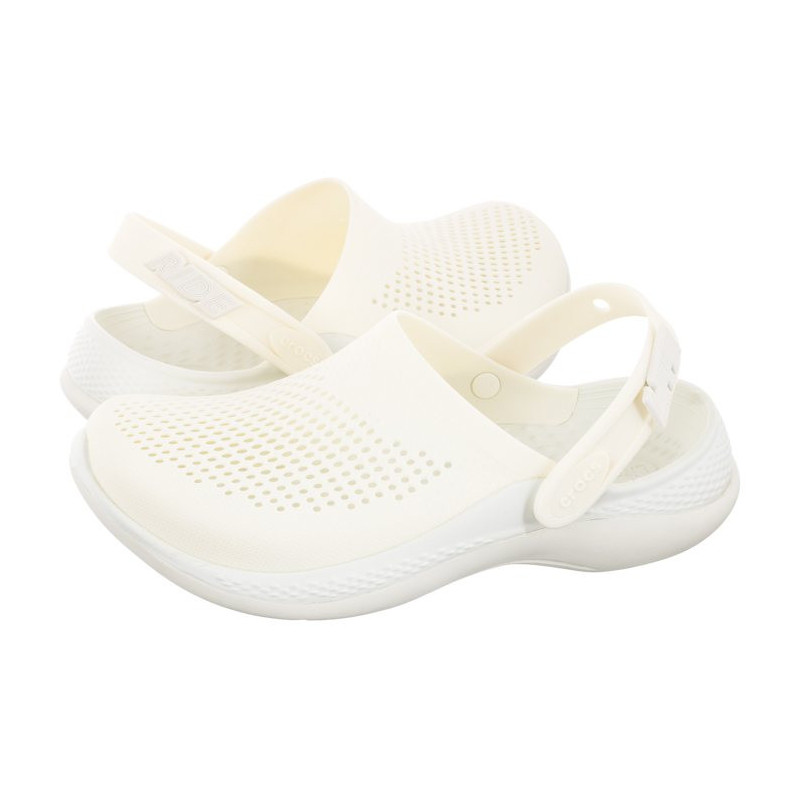 crocs literide clog almost white