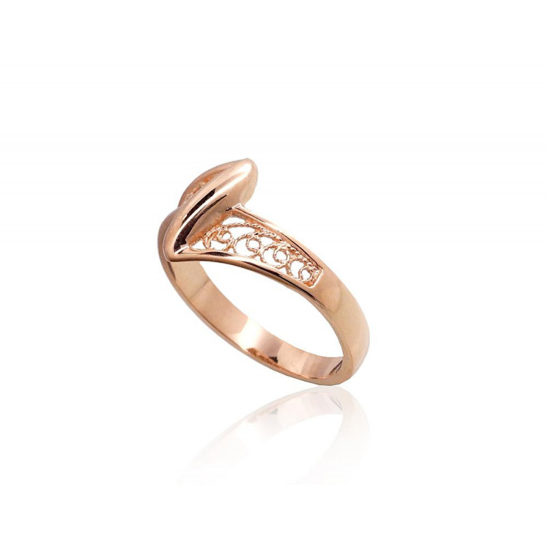 Gold ring 1100998(Au-R), Red Gold 585°