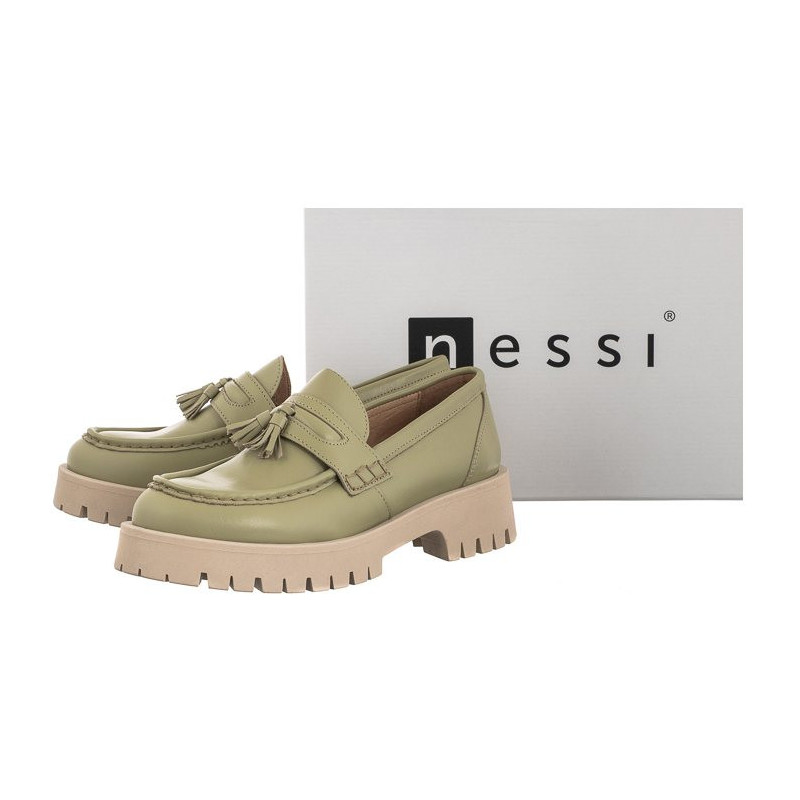 Nessi Zielone/Oliwkowe 21079 1 (NE260-b) shoes